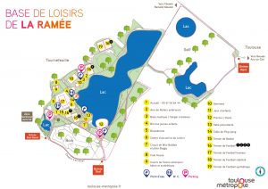 La base de loisirs de la Ramée Le Lac de Montréjeau ©Toulouse Métropole
